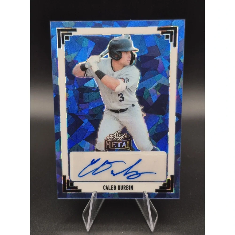 2024 Leaf Metal Baseball Prospect Auto RC #/12 Caleb Durbin 🔥📈